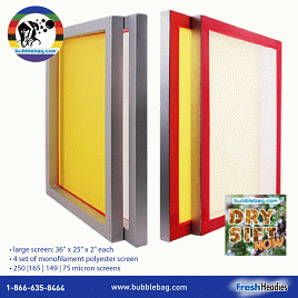 Dry Sift Screen Set: Large 4 Screens (SKL4) *Allow 2-3 weeks for delivery*